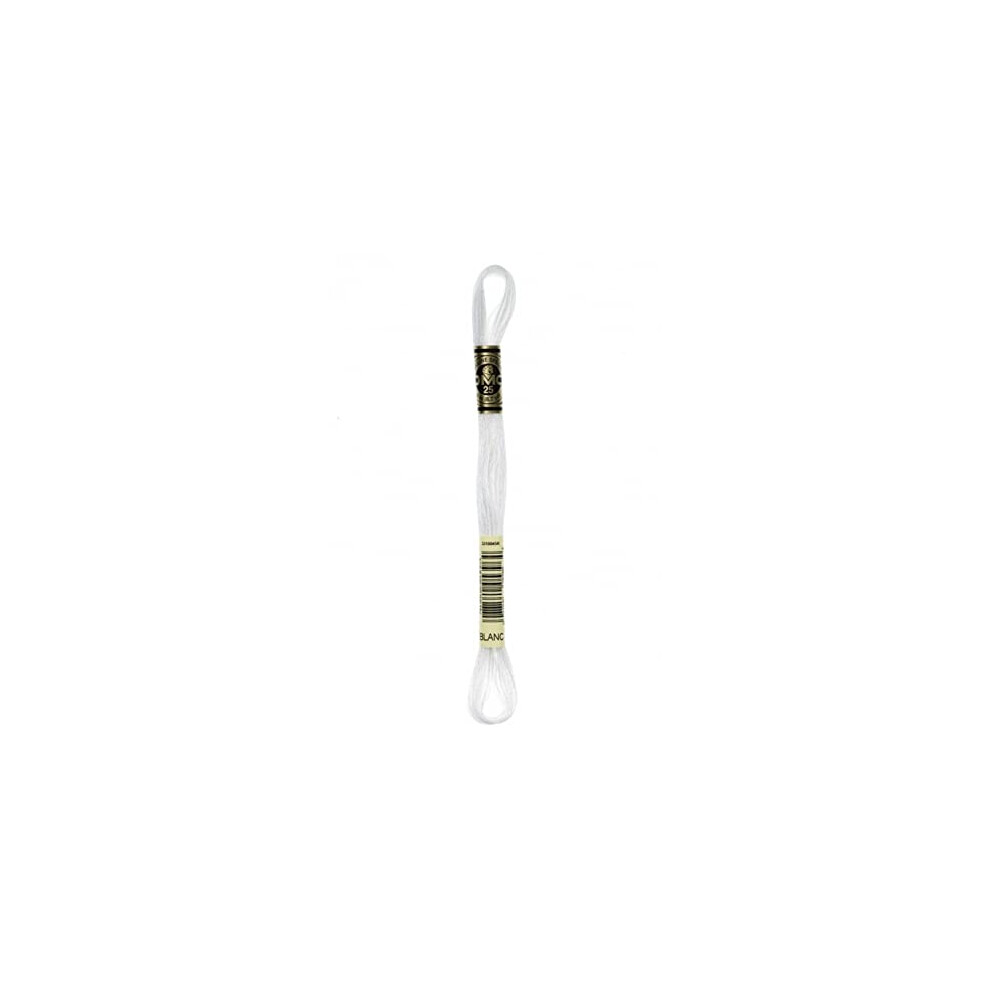 DMC Stranded Cotton Embroidery Thread BLANC - per skein