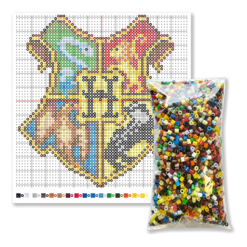 SES CREATIVE Harry Potter Hogwarts Crest Iron-on Beads Colour Mix 2