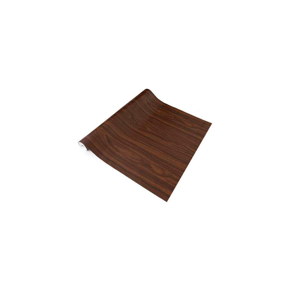 (15M) Dc Fix Walnut Sticky Back Plastic Vinyl Wrap Film (90Cm Wide) 5056525353263