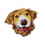 Cute-Patch Golden Retriever Broderet jern p? Patch Dog Lover Gift 1