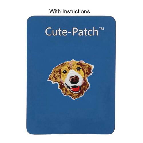 Cute-Patch Golden Retriever Broderet jern p? Patch Dog Lover Gift 2