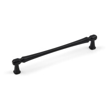 160mm Matt Black Cabinet Handle T-Bar Slim Broad Square Kitchen
