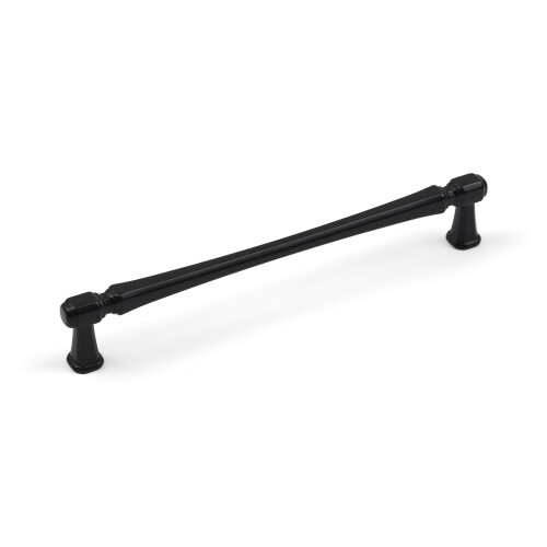 160mm Matt Black Cabinet Handle T-Bar Slim Broad Square Kitchen