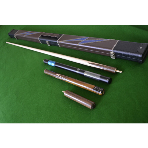 57" Handmade 3/4 Snooker Cue Set With Stunning Case + Extensions 2