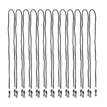 12 kpl Nylon silmälasit / silmälasit / aurinkolasit / silmälasien johdon pidike kaulanauha --- musta
