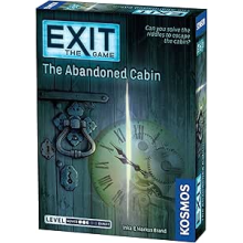 Thames & Kosmos - EXIT: The Abandoned Cabin - Level: 2.5/5 - Unique Escape Room Game - 1-4 Players - Puzzle Solving Str