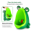 1 x Fun Pot Children Frog-shaped urinal (green) 8