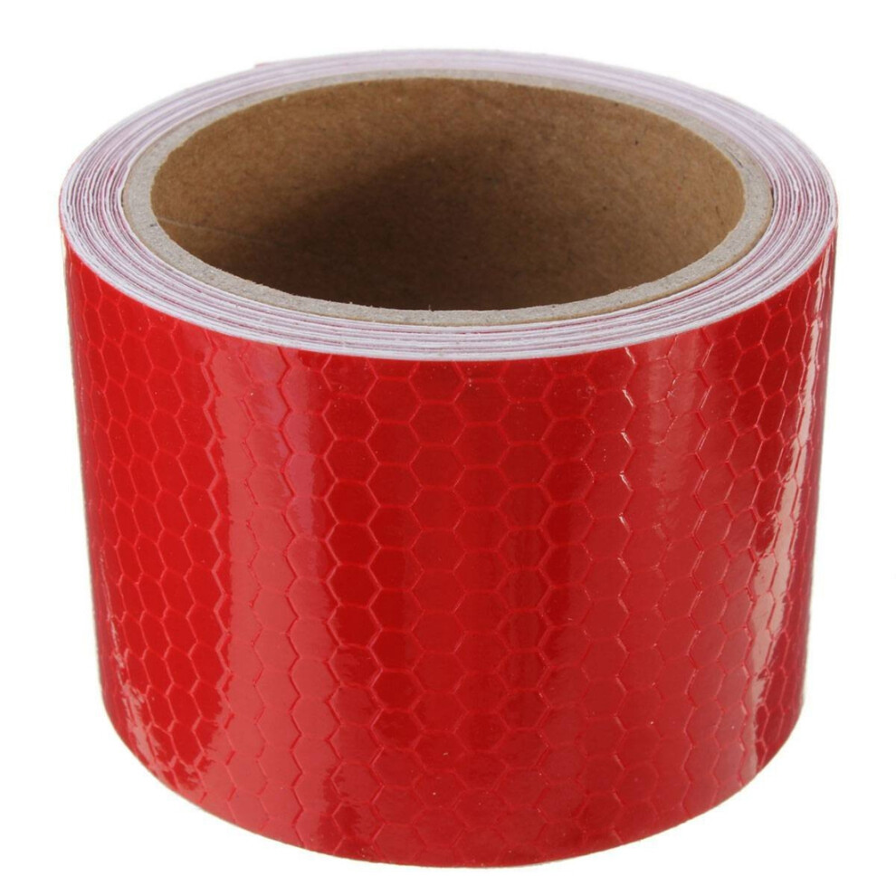 5Cm X Tape Warning Reflector Security Tape, Red 4852394654699