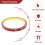 Ισχυρό μόνιμο διπλής όψης Super Sticky Foam Roll for Vehicle Car, Red 8mm* 9