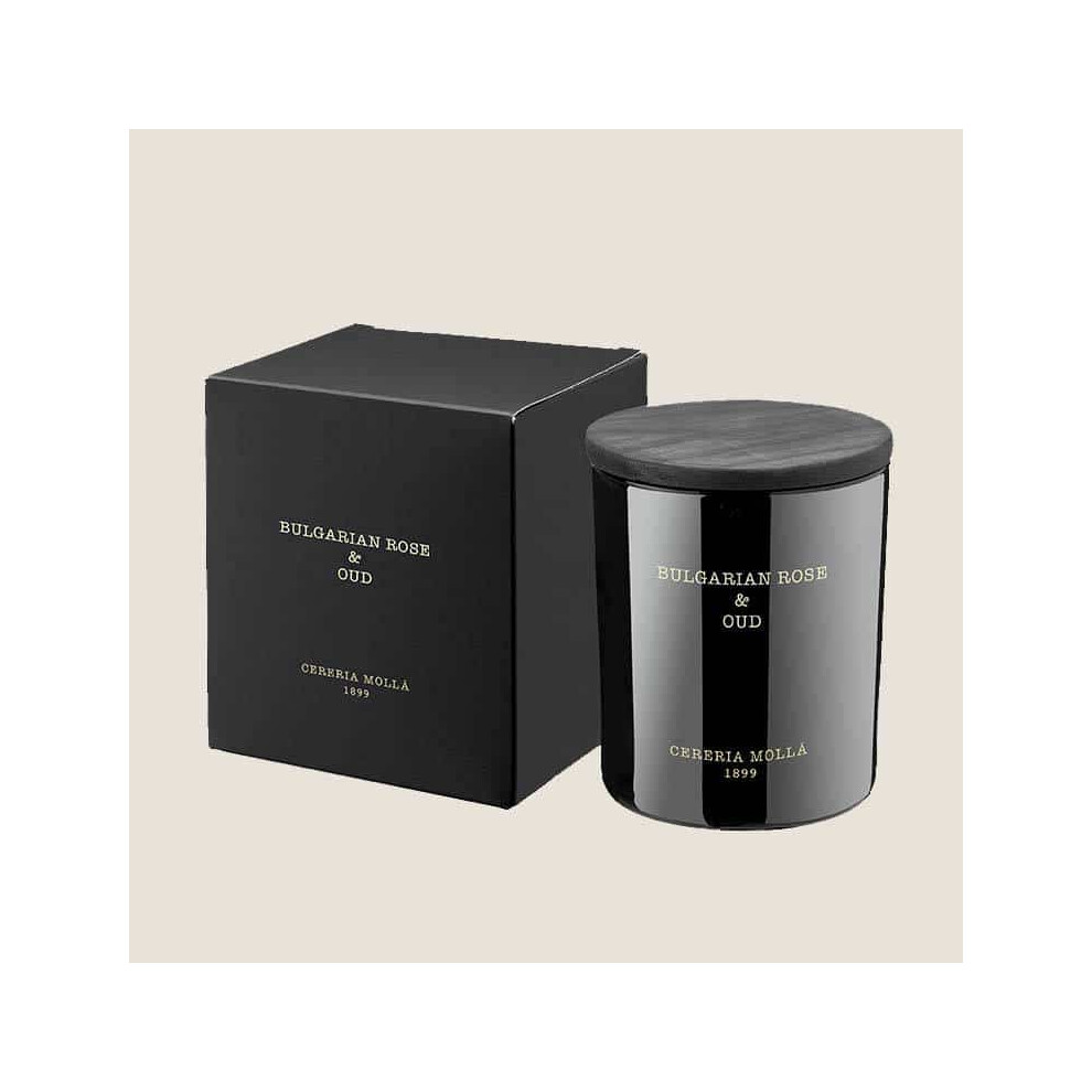 Cereria Molla Glass Candle - Bulgarian Rose & Oud