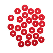90 peças de reparo de trilhos frontais de feltro para teclado de piano (vermelho)