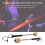 τμχ Bass Drum Mallet Felt Percussion Mallets Timpani Sticks με λαβή από ανοξείδωτο ατσάλι, λευκό 4