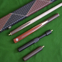Handmade 4 Piece Snooker Cue Set with Case + Telescopic Extensions