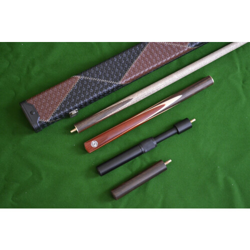 Handmade 4 Piece Snooker Cue Set with Case + Telescopic Extensions 1