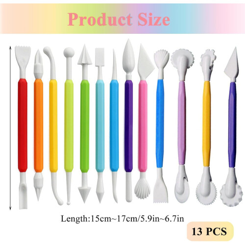 Fondant Tools 13 Pcs Cake Decorating Tools Icing Sugar Clay Tools 1