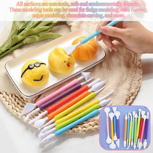 Fondant Tools 13 Pcs Cake Decorating Tools Icing Sugar Clay Tools 2