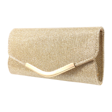 Bolsas femininas, bolsas para mulheres, bolsa pequena para noite, bolsa de mão para banquete (dourada)