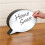 Led Message Handwriting Letter Light Box Speech Bubble Shape Writing Board Προσθήκη 1 στυλό για γενέθλια γάμο 3