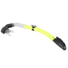 Snorkel σιλικόνης Full Dry Mouth Κολύμβηση Υποβρύχια Αθλητικά Κατάδυση Εξοπλισμός Κίτρινο