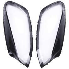 2-Piece Clear Headlight Lens Covers for VW Golf 7 MK7 (2014-2017) Direct Replacement, UV-Coated, Easy Install