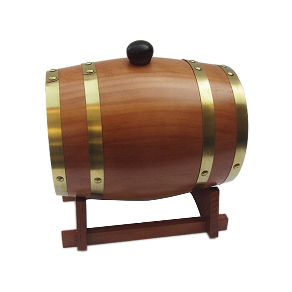 Botte Di Legno Vintage Da 3 Litri, Per Birra, Whisky, Rum, Porto, Hotel, Ristorante, Esposizione Decorativa.