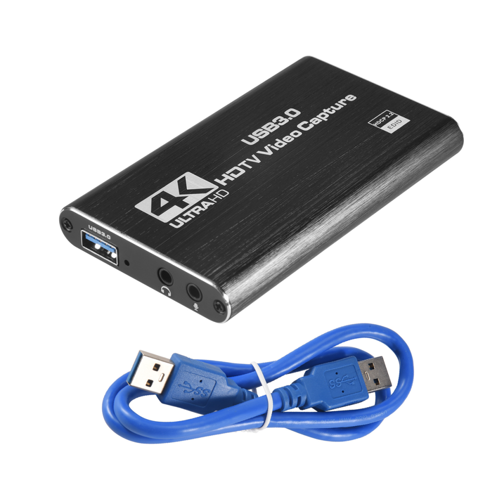 Video Capture Card 4K Screen Record Usb3.0 1080P 60Fps Game Device 4853440885685