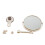 Bath Mirror Cosmetic 1X/3X Magnification Suction Cup Adjustable Makeup Double-Sided Bathroom 7
