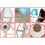 Bath Mirror Cosmetic 1X/3X Magnification Suction Cup Adjustable Makeup Double-Sided Bathroom 9