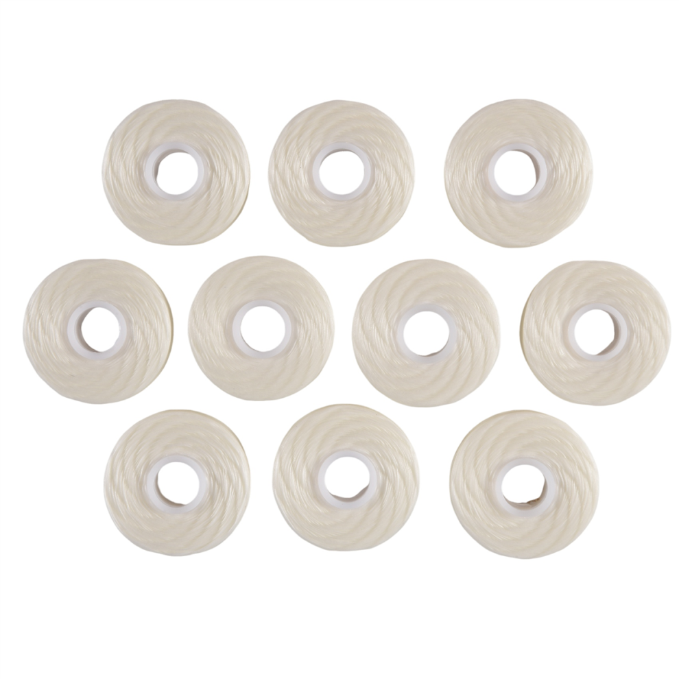Typecat Dental Floss Roll- 10Rolls Europe Quality Flosser Built-In Spool Wax Mint Flavored Replacement Flat Wire - Rolls