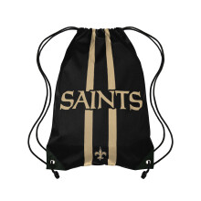 FOCO New Orleans Saints NFL Team Stripe Wordmark Drawstring Backpack