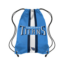 FOCO Tennessee Titans NFL Team Stripe Wordmark Drawstring Backpack