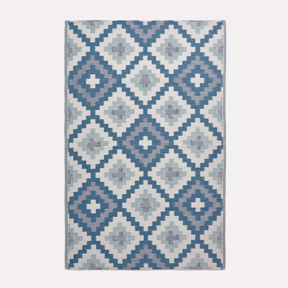 (120 x 180 cm) Mia Aztec Blue Outdoor Rug-image-OPC-P8S7MSH-NEW