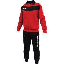 Tuta Multisport - GIVOVA - TUTA VISA - Rosso e Nero - Bambino - Maniche lunghe