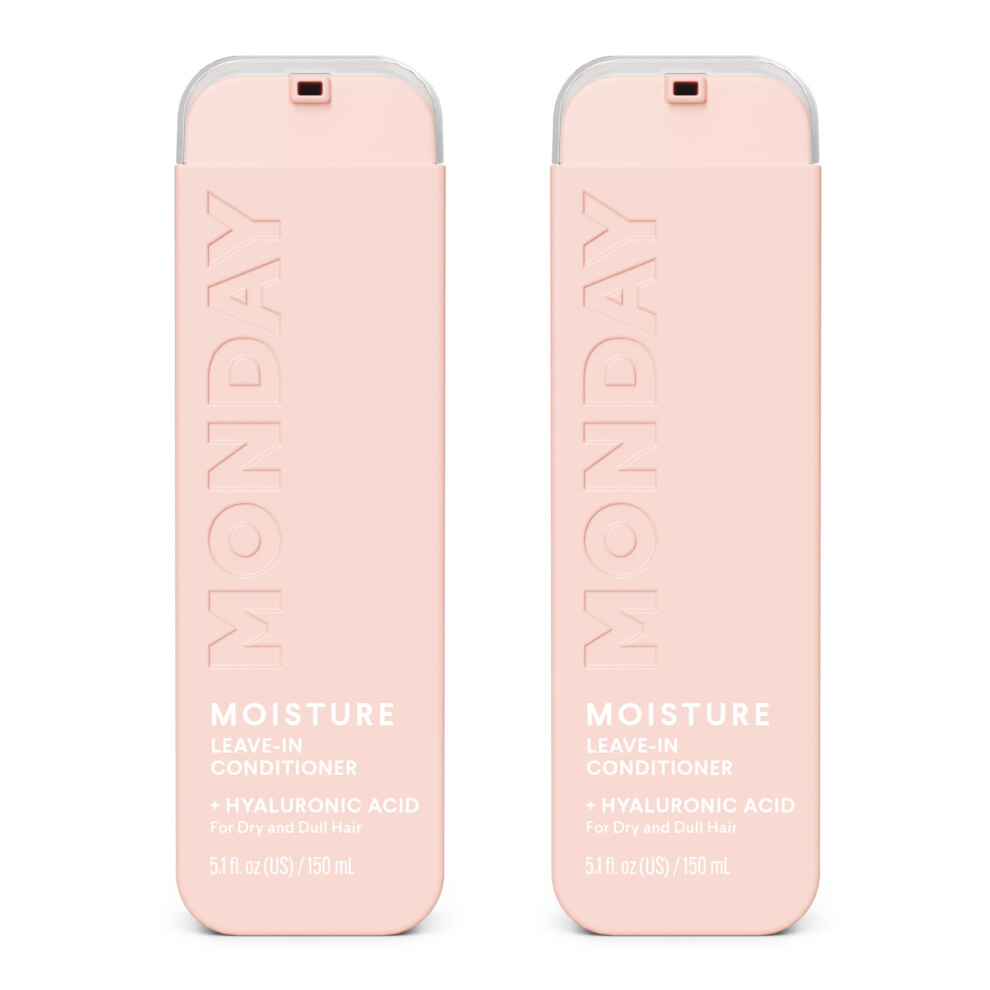 Monday Haircare Moisture Leave-In Conditioner 5 Oz Dual Pack