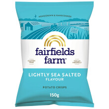 Fairfields Farm Lightly Sea Salted Crisps | 10x150g