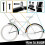Komodo Bicycle Front and Back FULL MUDGUARDS SET Mountain Road Bike Mud Guards Rear 5