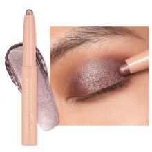 Oulac Waterproof Eye Shadow Stick Smooth and Long Lasting, Shimmering Glitter Finish, Blendable Eyes Makeup, Vegan & Cruelty-Free 3.8g, 17 Hollywood D