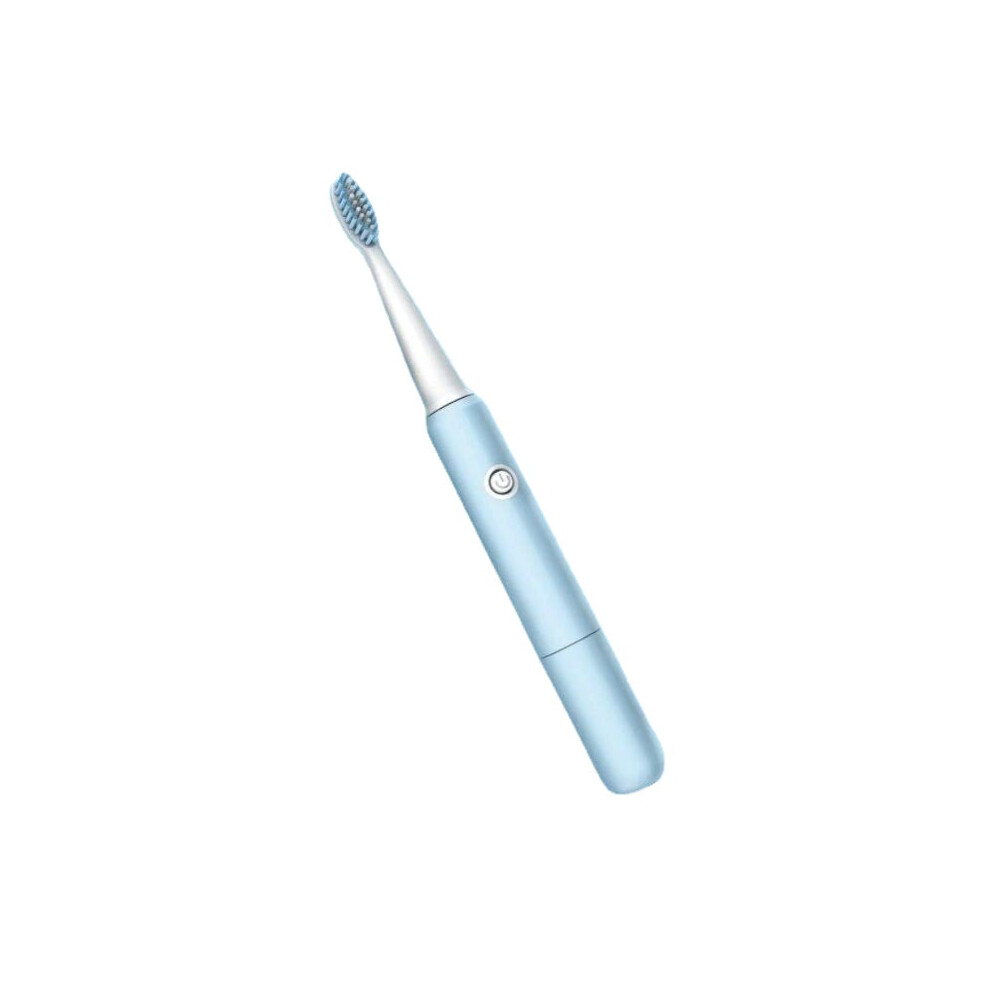 Greenzech (Blue) Sonic Electric Toothbrush Men Women Adult Household Non-Rechargeable Soft Bristle Fully Automatic Waterproof Toothbrush