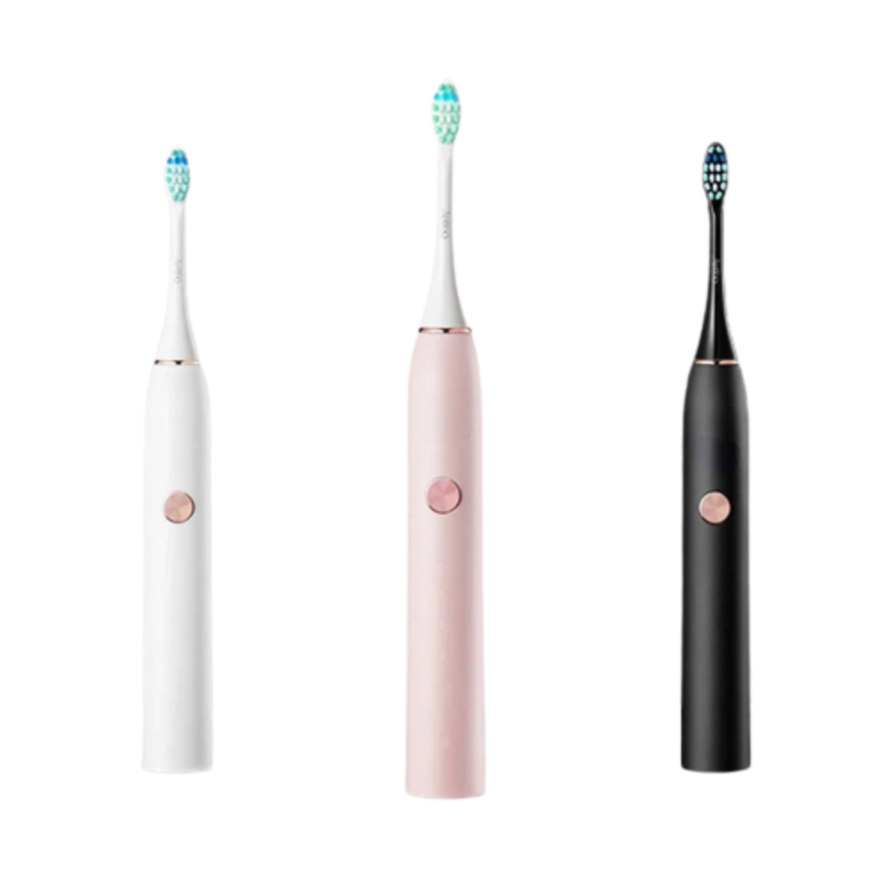 Greenzech Black (Black) Sonic Electric Toothbrush Five Cleaning Modes Time Reminder Electric Toothbrush Ipx7 Waterproof Long Battery Life Electric Toothbrush
