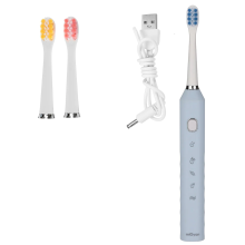 (Blue) Electric Toothbrush High-frequency Vibration Three Cleaning Modes Electric Toothbrush Long Battery Life IPX7 Waterproof Electric Toothbrush