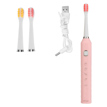 (Pink) Electric Toothbrush High-frequency Vibration Three Cleaning Modes Electric Toothbrush Long Battery Life IPX7 Waterproof Electric Toothbrush
