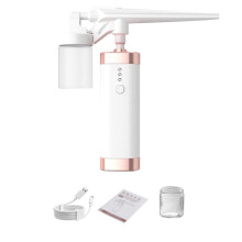 (White) 1PC USB Charge Mini Air Compressor Spray Gun For Tattoo Body Painting Nail Art Paint Sprayer Mist Moisturize Skin