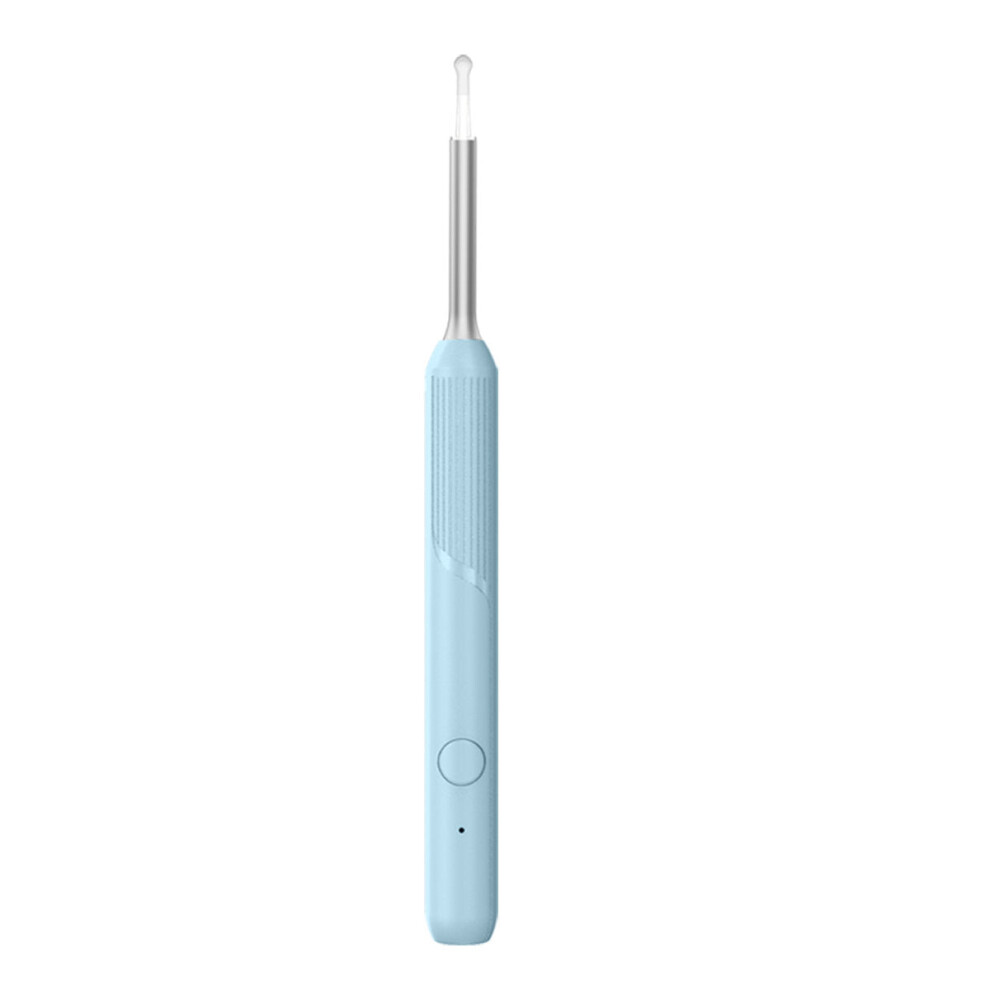 (Light Blue) HD Camera Wireless Visual Otoscope Ear Cleaner Ear Wax Wifi Wireless Otoscope Ear pick Borescope Ear Care Tool