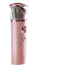 (Pink) USB Nano Mist Spray Handy Atomization Face Humidifier Facial Moisturizing