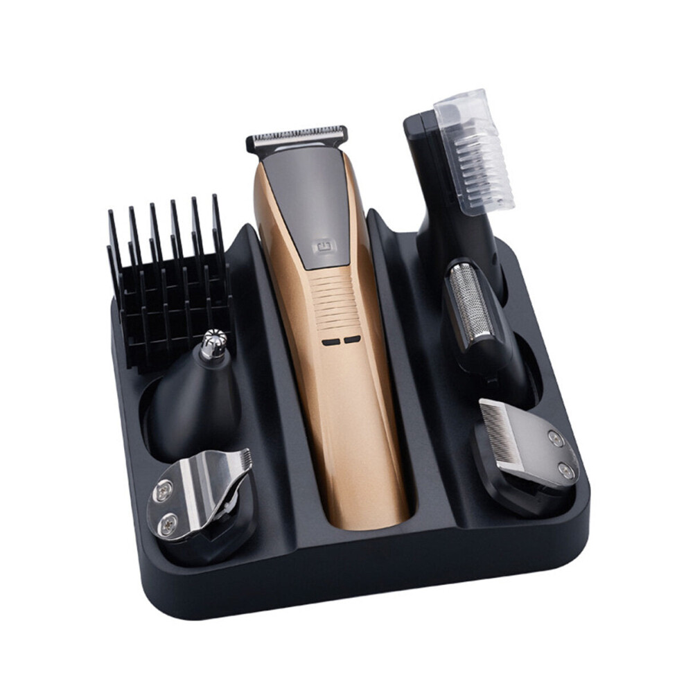 Greenzech 6 In 1 Electric Hair Clipper Shaver Rechargeable Cordless Nose Hair Trimmer Haircut Machine