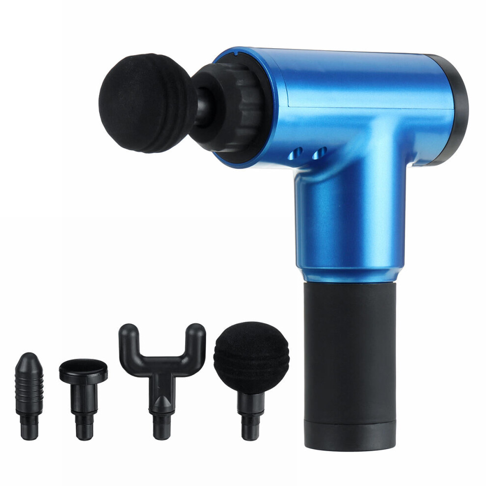 Greenzech (Eu Plug) 6 Speed Display Percussion Massager Relax Therapy Muscle Relief Massage Percussive Vibration Electric Massager Sports Recovery