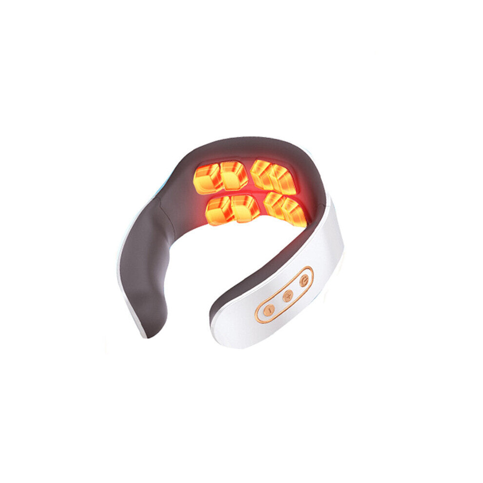 (White) Neck Massager AIR Intelligent Control Shoulder Neck Massager