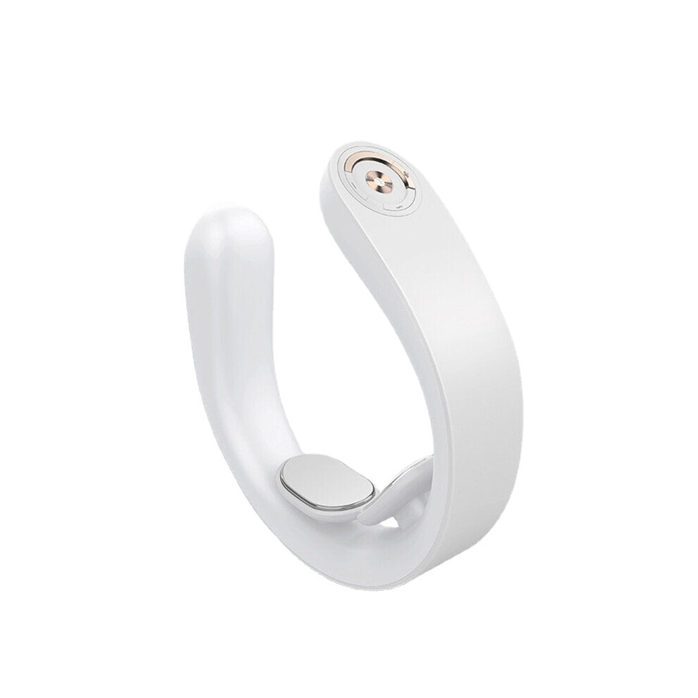 Greenzech White (White) Multifunctional Cervical Neck Shoulder Massager Pulse Physiotherapy Massage Relief Pain Body Relaxation Tool