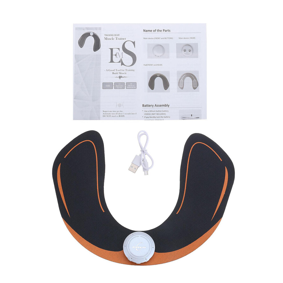 (Rechargeable Version) EMS Intelligent Hip Trainer Buttocks Lifting Waist Body Beauty Machine Rechargeable/Battery Massage