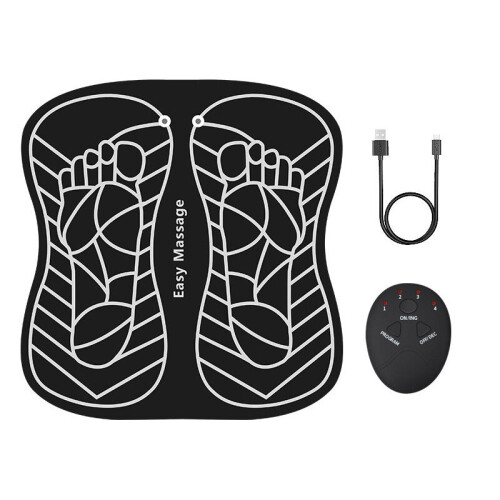 (without USB Cable) 6 Modes 9 Level EMS Physiotherapy Foot Massage Mat Remote Control Relief Fit Stimulator 1